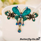 Turquoise - Butterfly-On-Me Hair Clip