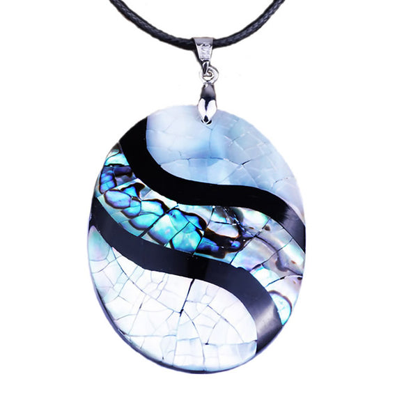 Ellipse - Aurora Shell Necklace