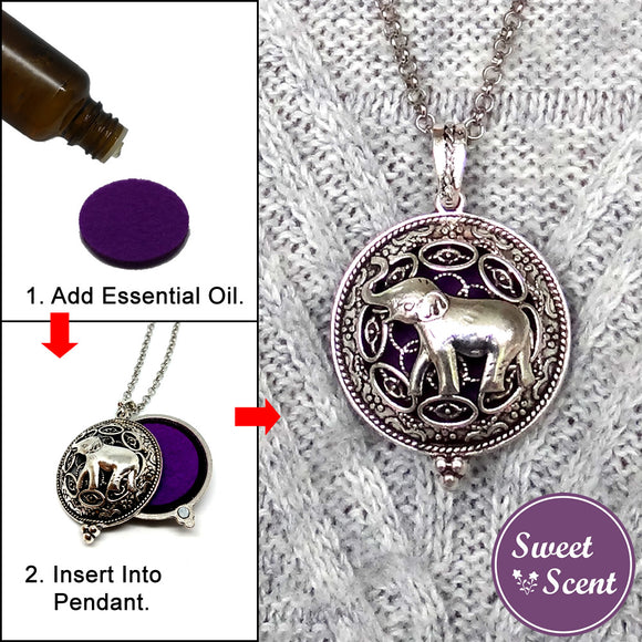 Elephant - Sweet Scent Necklace