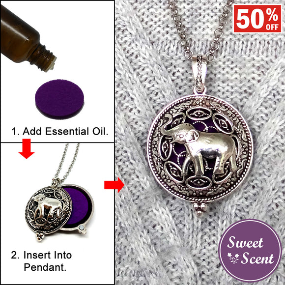 TTB: Elephant - Sweet Scent Necklace