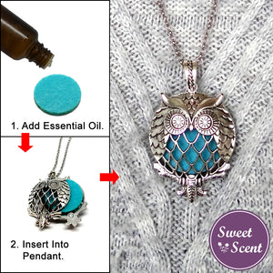 Owl - Sweet Scent Necklace